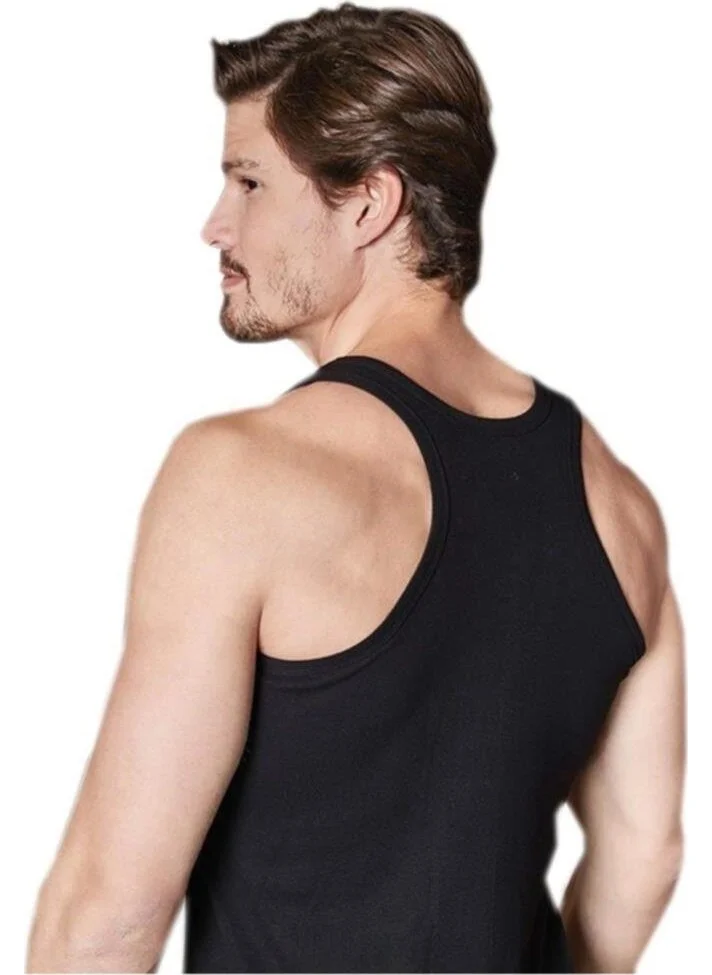 بيراك Men's Lycra Single Jersey Rambo Undershirt 6 Pack -1029