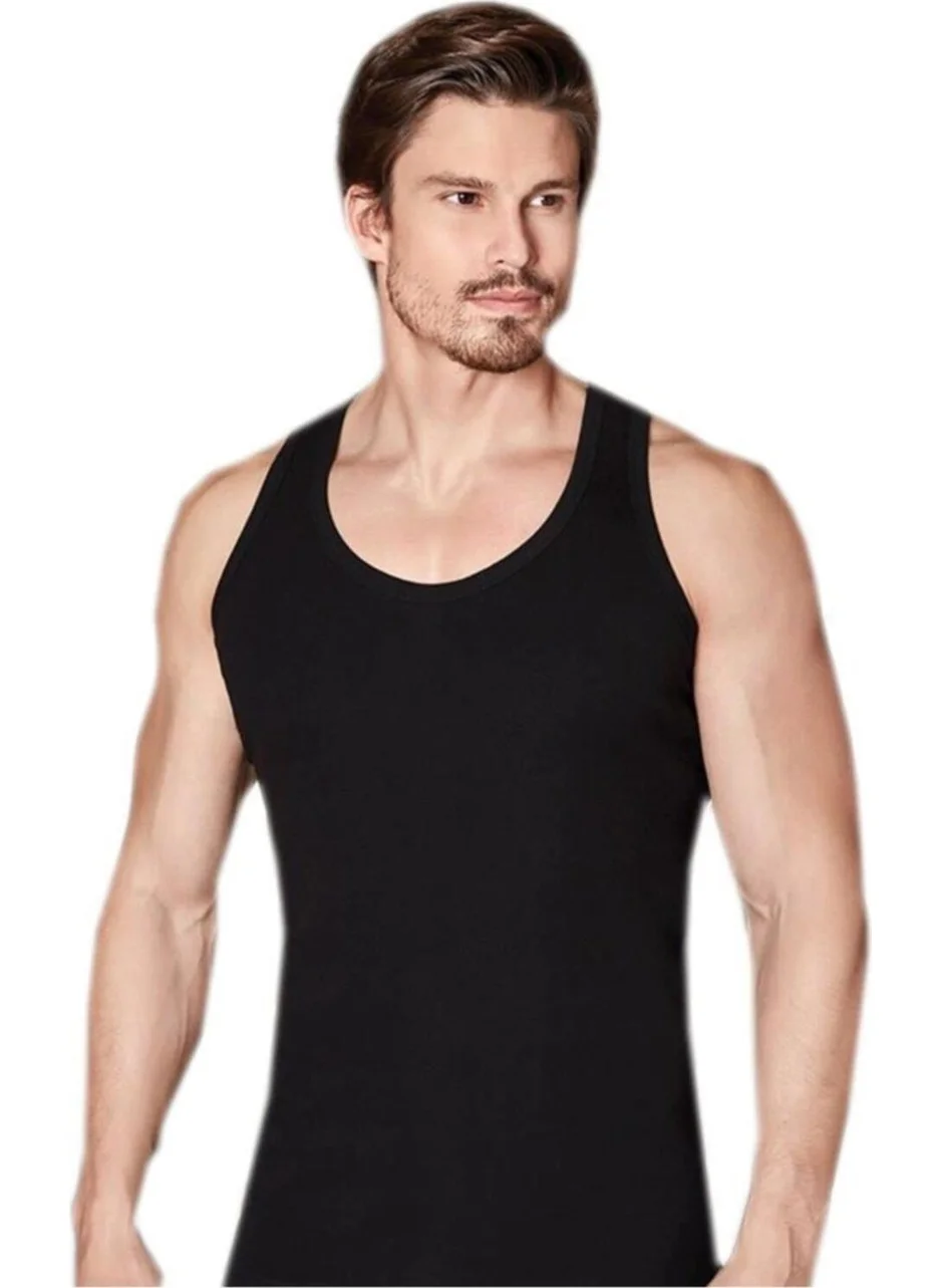 بيراك Men's Lycra Single Jersey Rambo Undershirt 6 Pack -1029