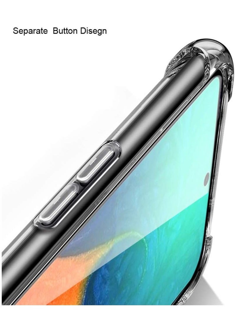 Samsung Galaxy NOTE 20 Case Cover Protective Shock Absorption Bumper soft Transparent Case (Clear)