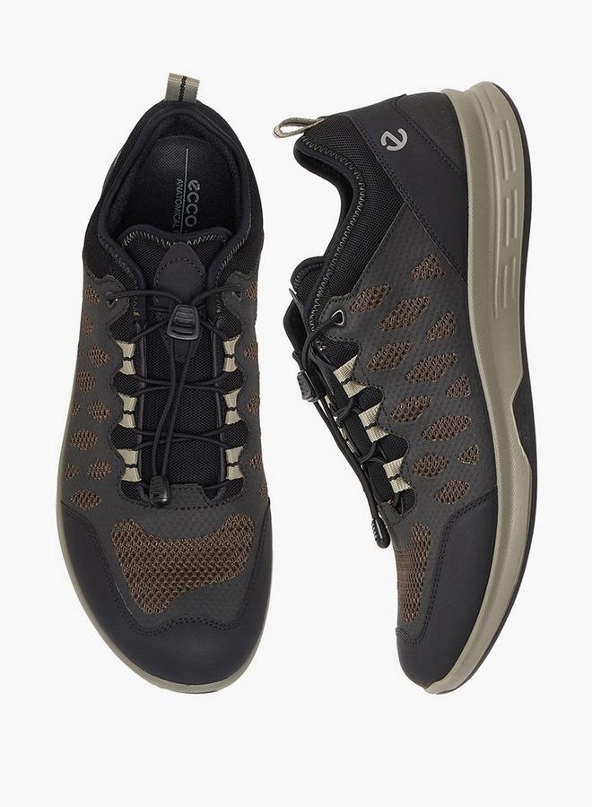 ECCO Men Textured Cord Lock Ankle Sneakers - Image 1