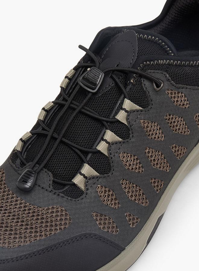 ECCO Men Textured Cord Lock Ankle Sneakers - Image 4