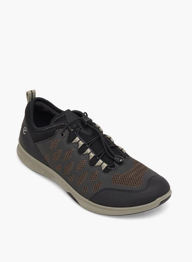 ECCO Men Textured Cord Lock Ankle Sneakers - Image 2