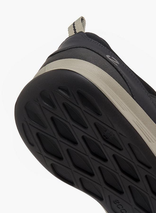 ECCO Men Textured Cord Lock Ankle Sneakers - Image 5