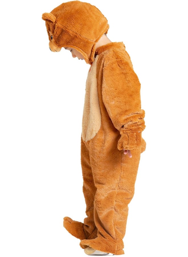 Ciao Trudi Licensed Baby Bear Costume 1-2 year – Unisex Plush Onesie with Jumpsuit & Bonnet | Infant Teddy Bear Outfit | Cute Baby Fancy Dress for Halloween, Parties & Photos - Image 3
