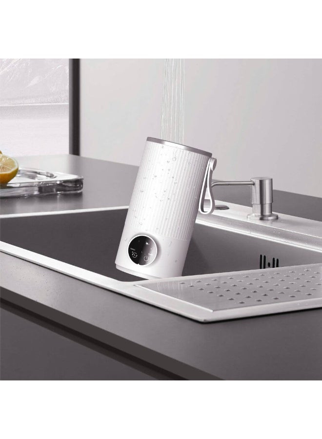 Rechargeable Insulated Mixing Cup – Stainless Steel Coffee Cup with USB Rechargeable Stirring - Image 3