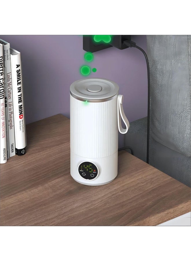 Rechargeable Insulated Mixing Cup – Stainless Steel Coffee Cup with USB Rechargeable Stirring - Image 2
