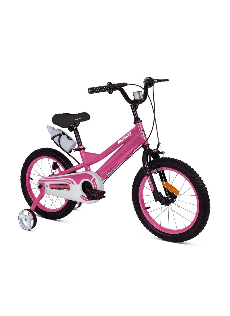 MOGOO - Rayon Junior 2.0 100% Assembled Kids Bicycle 16 Inch - Pink  - Image 1