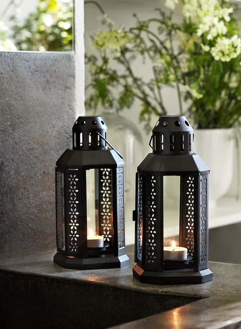 co arma Small candle holder in the shape of a metal Ramadan lantern, 22*10 cm - Image 2