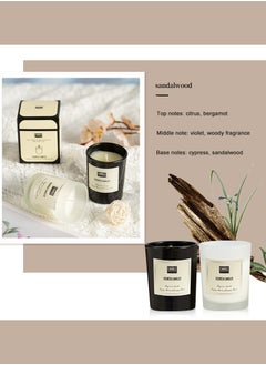 Candle 2 Pack Scented Candle Crystal Black/White  - Image 3