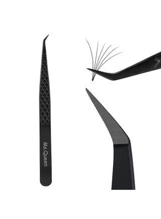Ms.Queen Lash Extension Tweezers, Fiber Tip Lashing Tweezers for Volume & Individual Eyelash Extensions,Black - pzsku/Z4A48B9FE5B6E77CCFAEAZ/45/1745411217/22029c2c-0300-4e06-a289-3a4a2b16ac6f