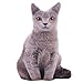 Maomoto 196 Cat Shape Throw Pillow Plushie Cushion Pillow Doll 3D Simulation Cat Plush Stuffed Animal Toy for KidsSofa Chair Home Decor - Image 2