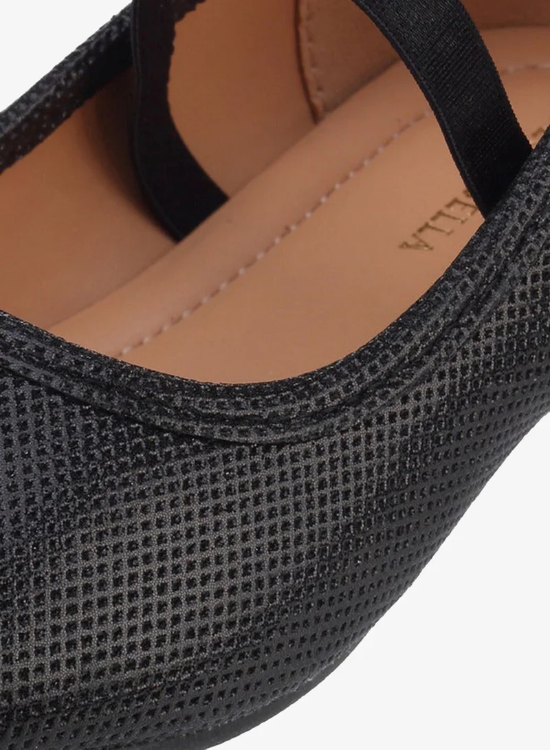 Flora Bella By Shoexpress Flora Bella Girls Elasticated Strap Ballerina Shoes