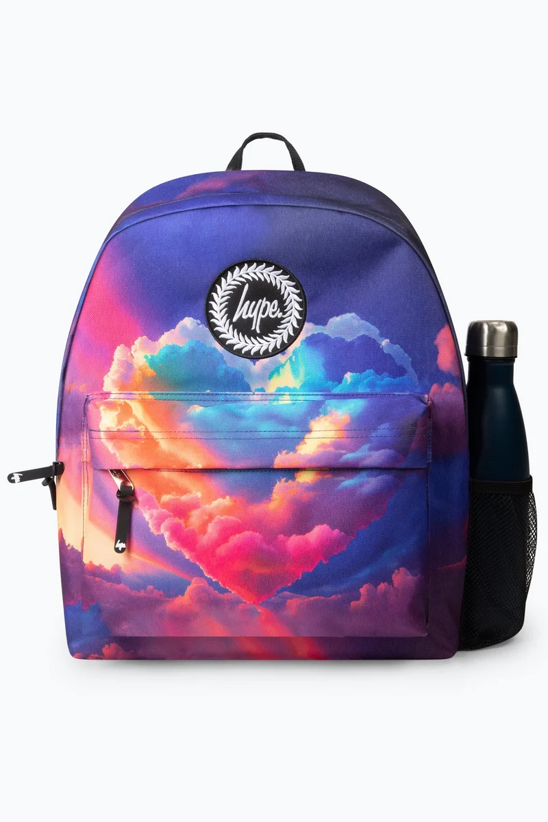 Just Hype HYPE Backpack Girls Multi Cloud Heart