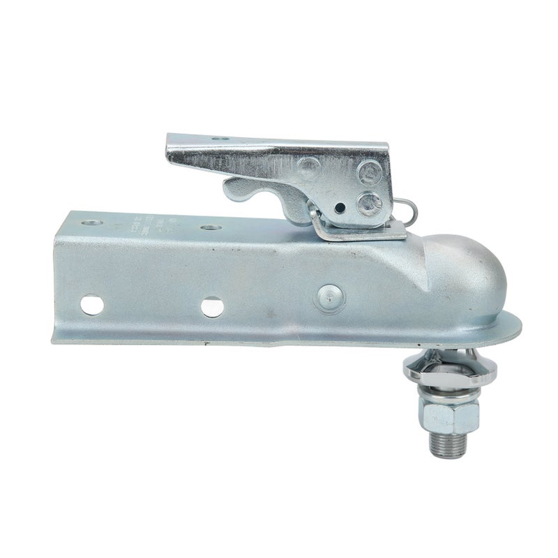2.36in Trailer Coupler Straight Tongue 2000lbs Load Easy Lock with A 1 7/8in Ball for RV Boat Camper - Image 3