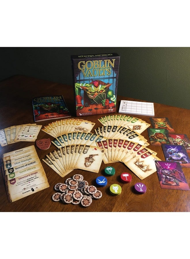 Thunderworks Games - Goblin Vaults | A Cleverly Strategic Card Game | Bidding, Trick Taking, Card Placement | Ages 14+ | Family Board Game for 1-5 Players | 30-45 Minutes | - Image 4