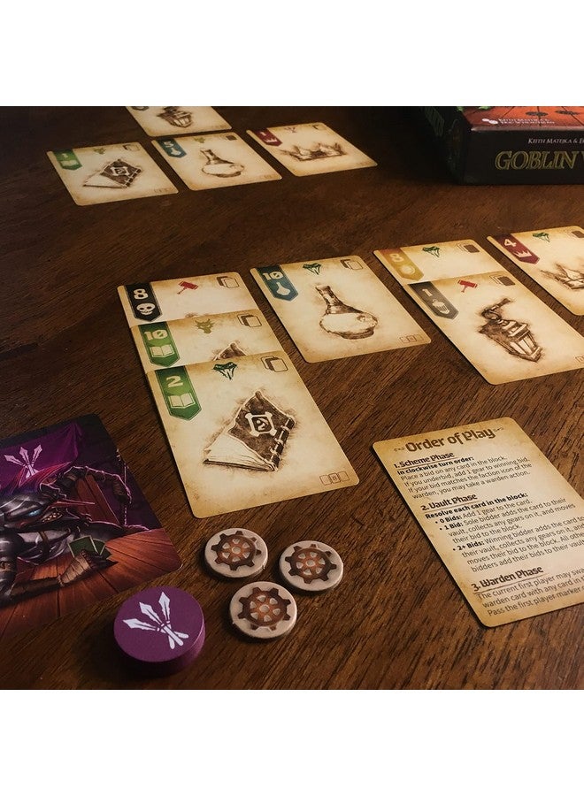 Thunderworks Games - Goblin Vaults | A Cleverly Strategic Card Game | Bidding, Trick Taking, Card Placement | Ages 14+ | Family Board Game for 1-5 Players | 30-45 Minutes | - Image 5