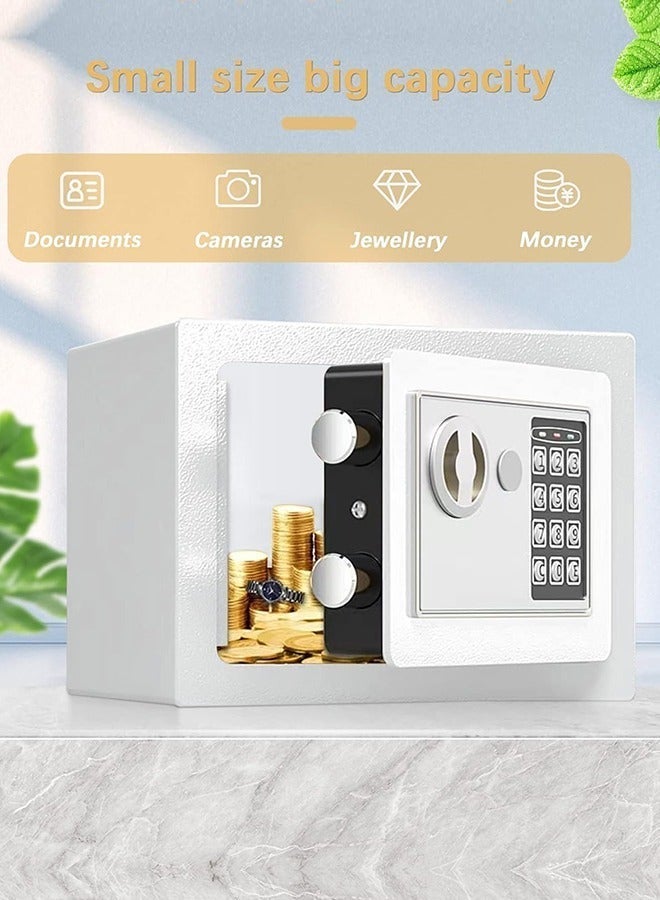 Digital Electronic Steel Security Safe Box - PIN Code Lock & Emergency Override Keys - Ideal for Home, Office, and Hotel - Image 1