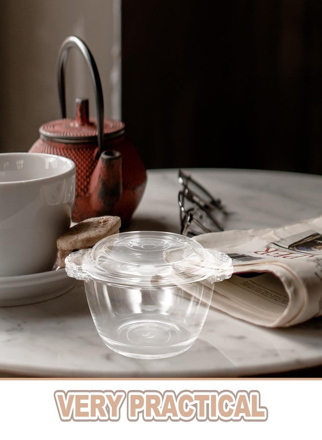 BESTOYARD 10 Oz Glass Bowl with Lid, Small Mixing Prep Bowl, Mini Ramekins for Cooking, Microwave Safe Individual Serving Dish for Desserts, Food, Spicy Storage Container - Image 5