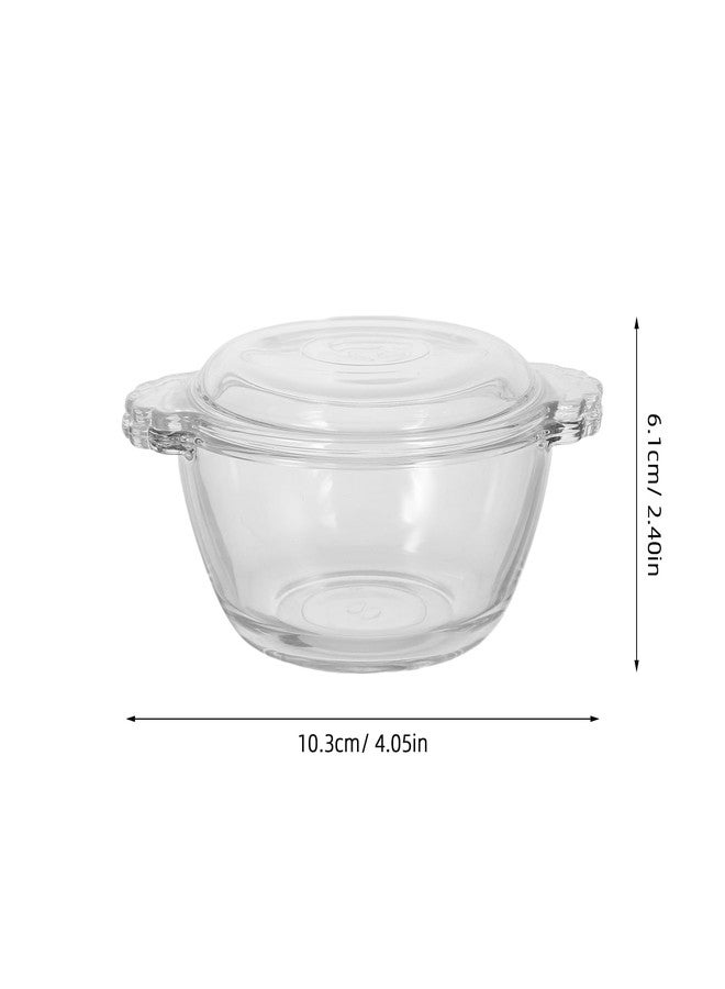 BESTOYARD 10 Oz Glass Bowl with Lid, Small Mixing Prep Bowl, Mini Ramekins for Cooking, Microwave Safe Individual Serving Dish for Desserts, Food, Spicy Storage Container - Image 2