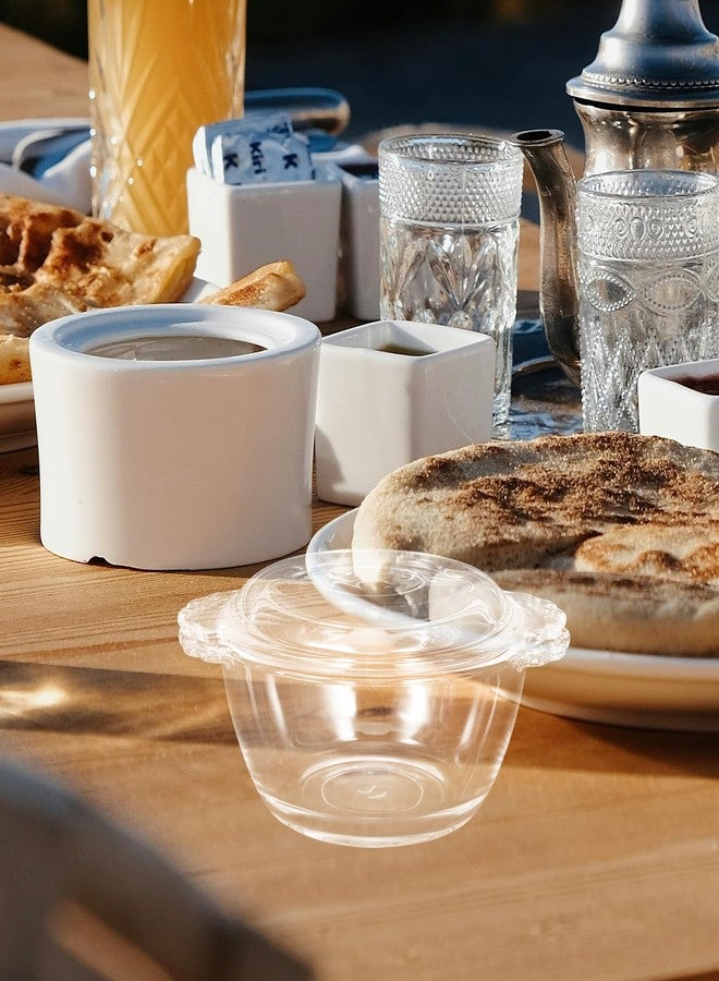 BESTOYARD 10 Oz Glass Bowl with Lid, Small Mixing Prep Bowl, Mini Ramekins for Cooking, Microwave Safe Individual Serving Dish for Desserts, Food, Spicy Storage Container - Image 3