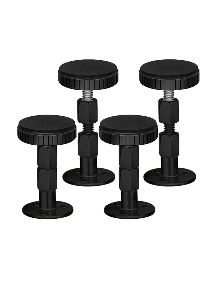 SYOSI Adjustable Threaded Headboard Stoppers/Bumper Against Wall, 4 Pack Behind Bed Frame Protector Antishake Tool, Shake Support Stabilizer Device for Anti-Knocking,Banging,Squeaking,Rocking  - Image 1