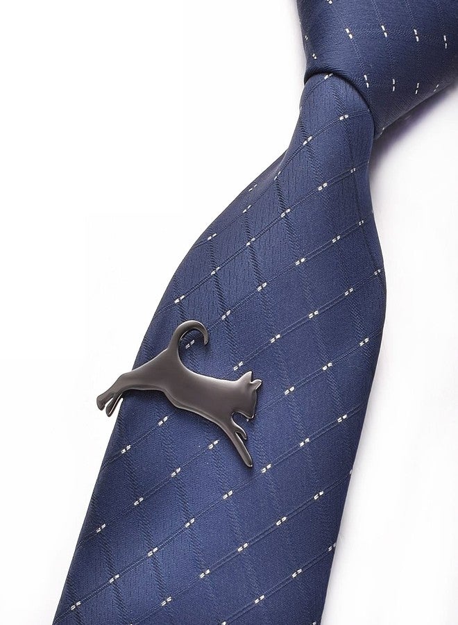 Yoursfs Black Cat Tie Clips for Men Unique Animal Tie Bar Personailzed Tie Clip Wedding Clothing Accessories - Image 3