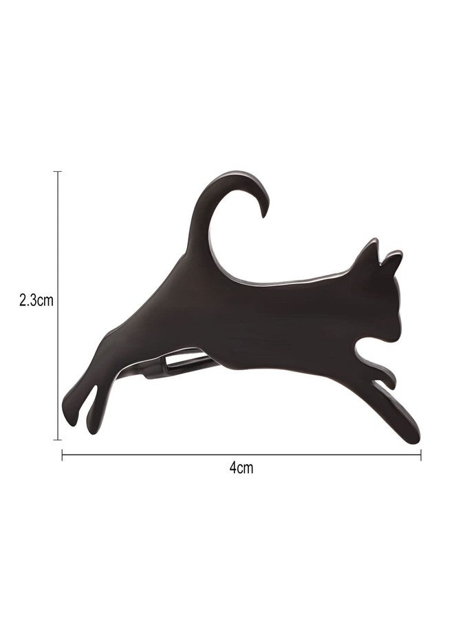 Yoursfs Black Cat Tie Clips for Men Unique Animal Tie Bar Personailzed Tie Clip Wedding Clothing Accessories - Image 2