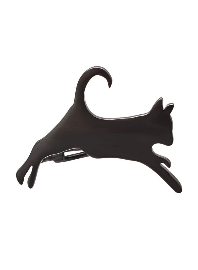 Yoursfs Black Cat Tie Clips for Men Unique Animal Tie Bar Personailzed Tie Clip Wedding Clothing Accessories - Image 1