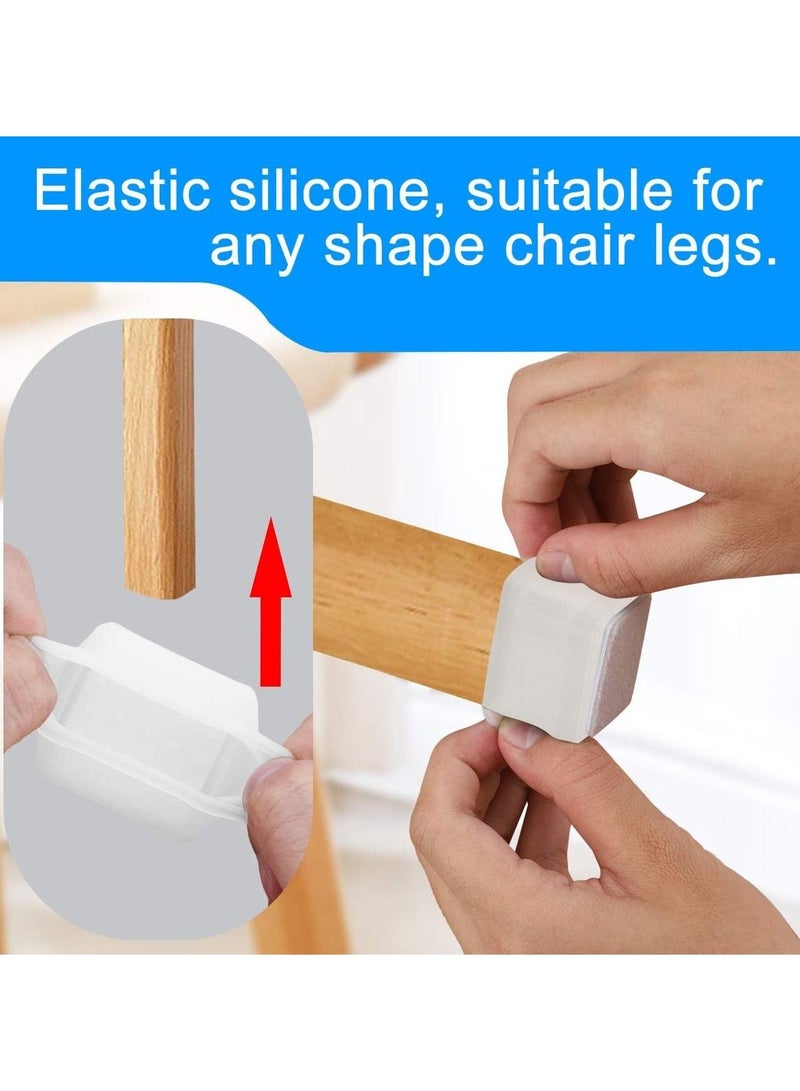 SYOSI 32 Pieces Silicone Chair Leg Protectors - Image 3