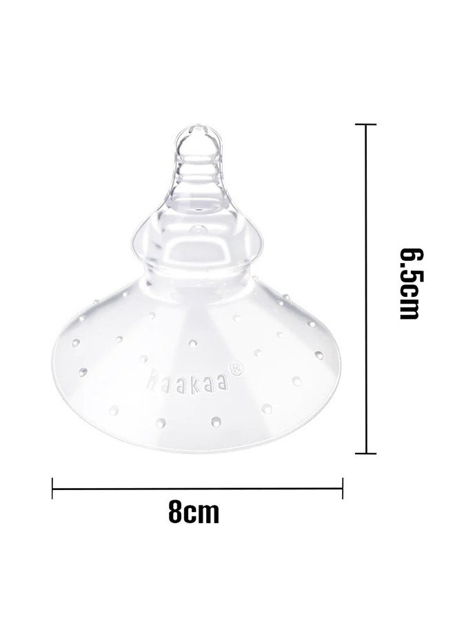 haakaa Breastfeeding Nipple Shield, Round, 1 Piece  - Image 2