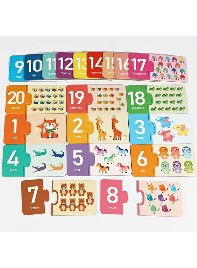 Letter Matching Game Educational Toy Numbers 1 20 26 Letters Early Learning - Image 4