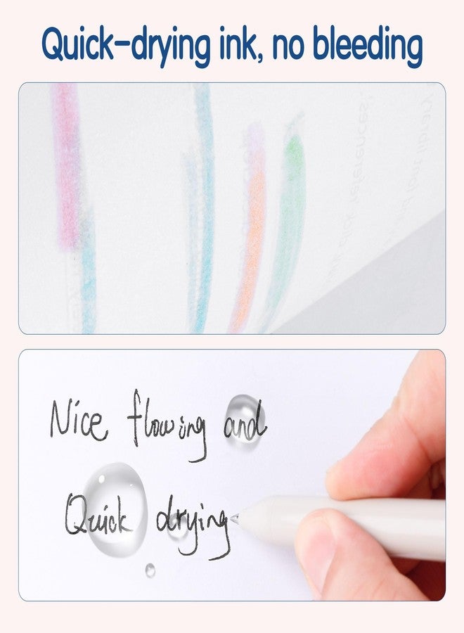 ديلي أقلام تظليل وجل من ديلي، عبوة من 10 أقلام، أقلام تظليل للكتاب المقدس لا تسيل، أقلام تظليل بألوان متنوعة، أقلام جل حبر أسود، أقلام تظليل سريعة الجفاف للكتاب المقدس وتدوين الملاحظات والتخطيطات - Image 4