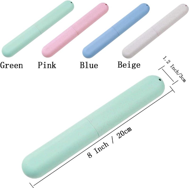 NEXCURIO 4 Pack Travel Toothbrush Case, Portable Breathable Toothbrush Holder for Travel/Camping/School/Home - Image 5