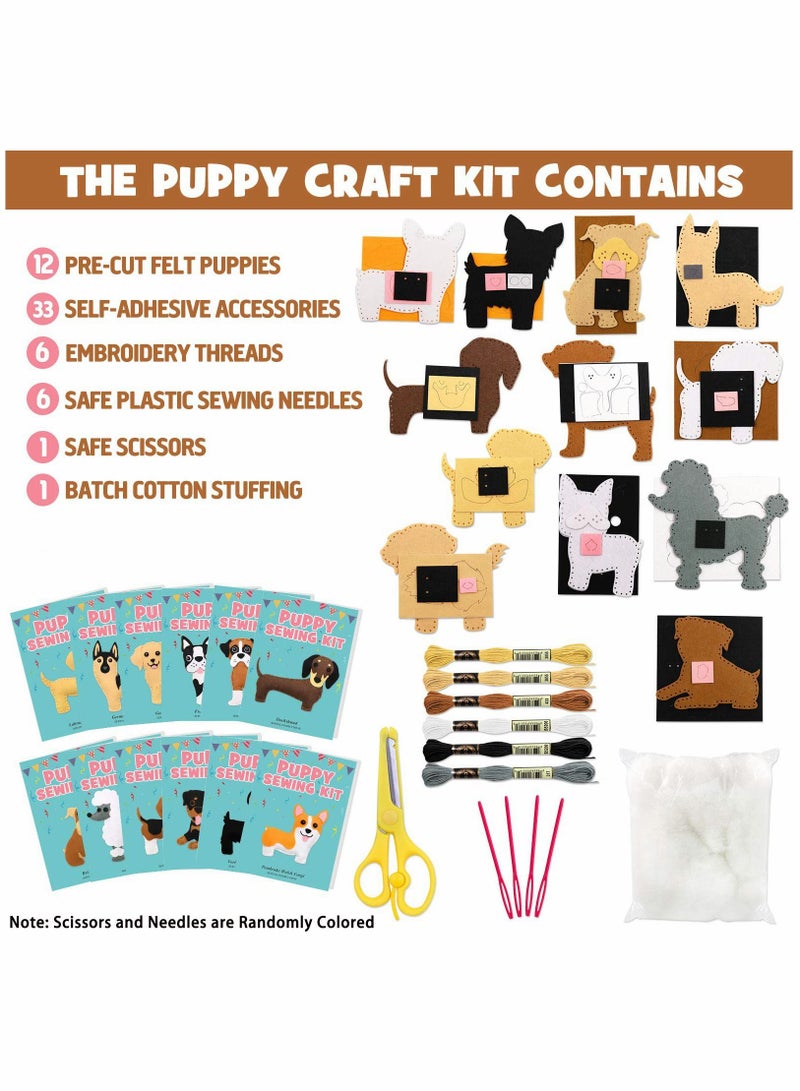 DIY Sewing Kit Puppy Crafting and Set - Image 3