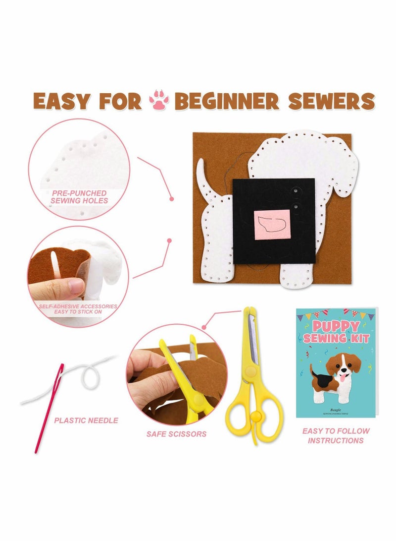 DIY Sewing Kit Puppy Crafting and Set - Image 2