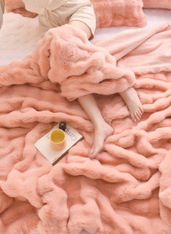 Sharpdo Winter Blanket,Thickened Double-Sided Plush Blanket,Bedroom Throw Blanket,Soft Warm,Rabbit Fleece Throw Blanket  - Image 4