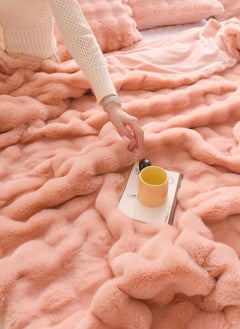 Sharpdo Winter Blanket,Thickened Double-Sided Plush Blanket,Bedroom Throw Blanket,Soft Warm,Rabbit Fleece Throw Blanket  - Image 3