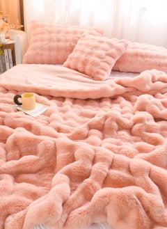 Sharpdo Winter Blanket,Thickened Double-Sided Plush Blanket,Bedroom Throw Blanket,Soft Warm,Rabbit Fleece Throw Blanket  - Image 2
