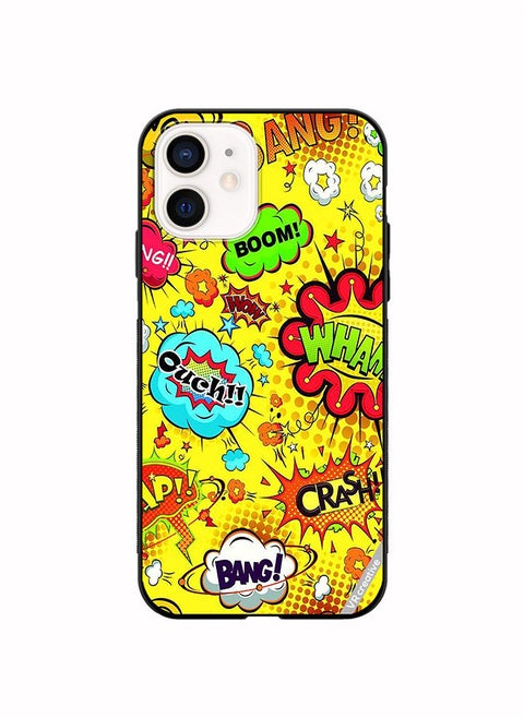 Protective Case Cover For Apple iPhone 11 Multiple Stickers Design Multicolour