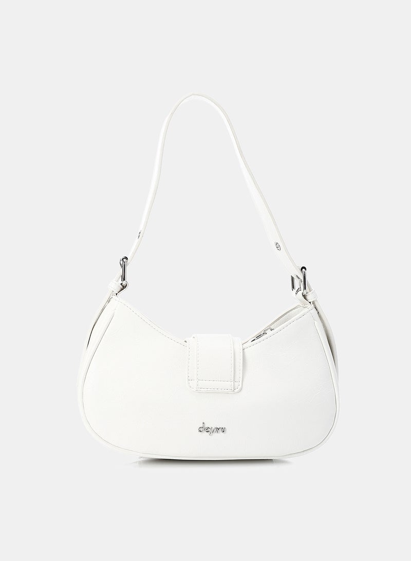 Dejavu Elegant Shoulder Bag-OYE-DJTX-004-White - Image 3
