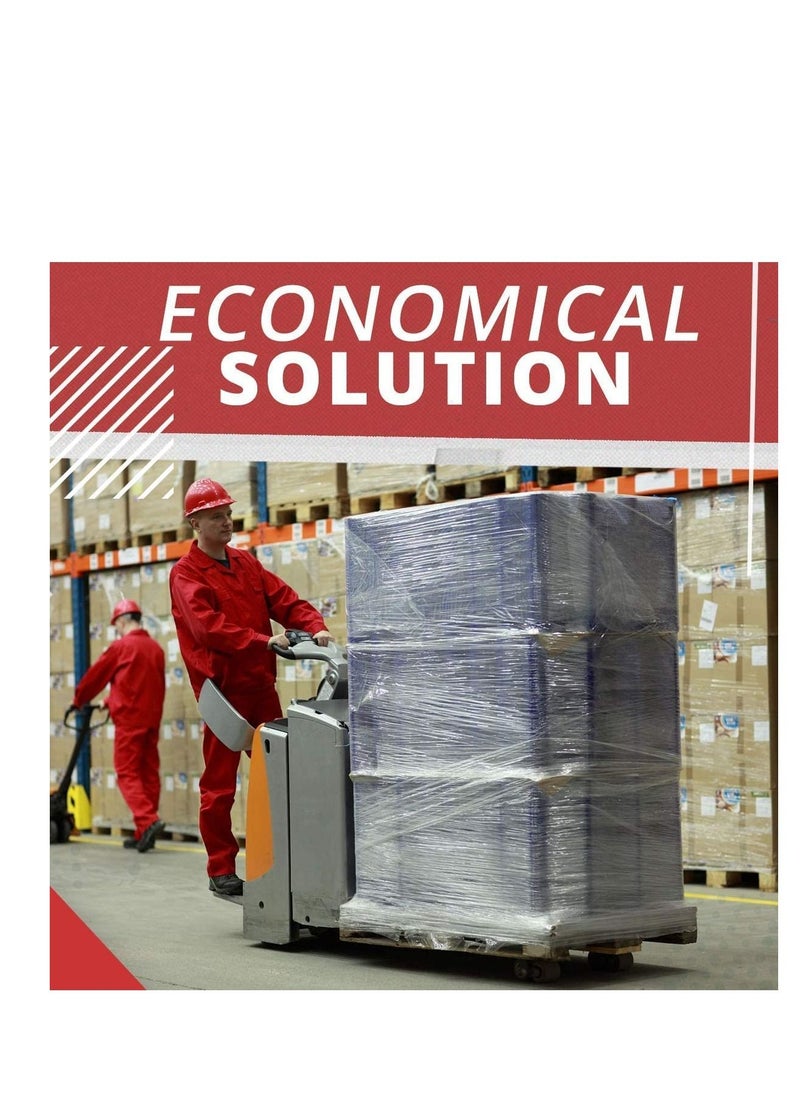 [6 Rolls] Clear Stretch Film Wrap - 500mm Heavy Duty Plastic Shrink Wrap for Pallet Wrap, Packing, Moving and Packaging - Cling Wrap - pzsku/Z4A49F97A550FF010E6E6Z/45/_/1657630703/6cfcf550-2ea0-4cb3-926f-11af4427afba
