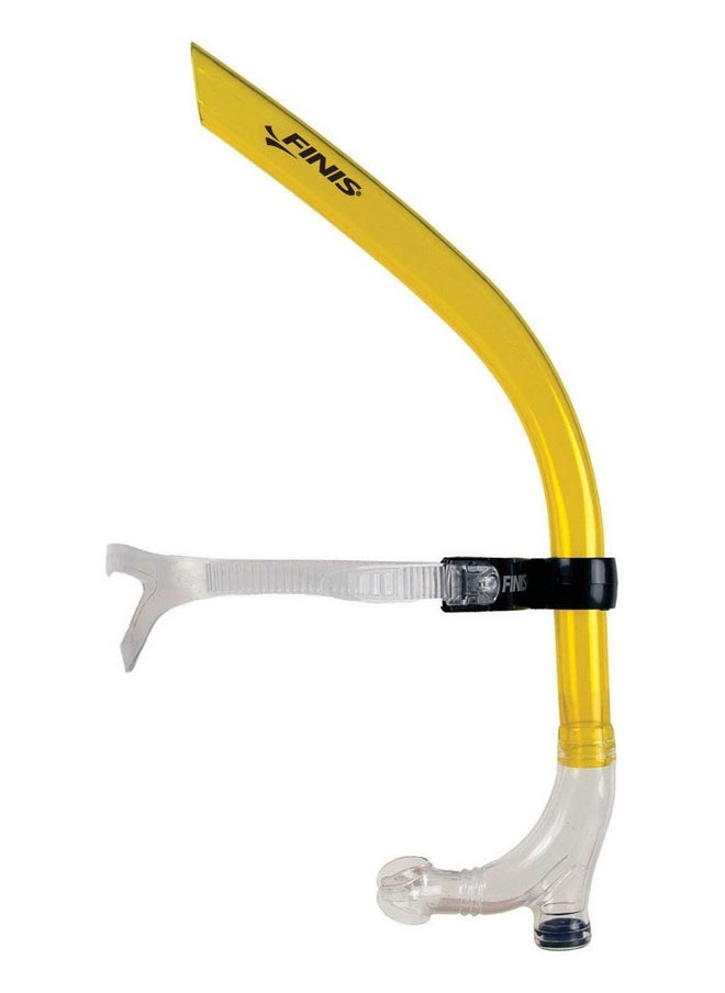FINIS - Original Centermount Swimmer'S Snorkel For Lap Swimming And Swim Training, Yellow, Adult - Image 1