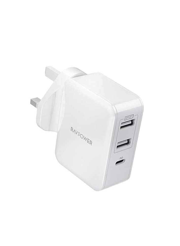 RAVPower Prime 30W 3-port Wall Charger