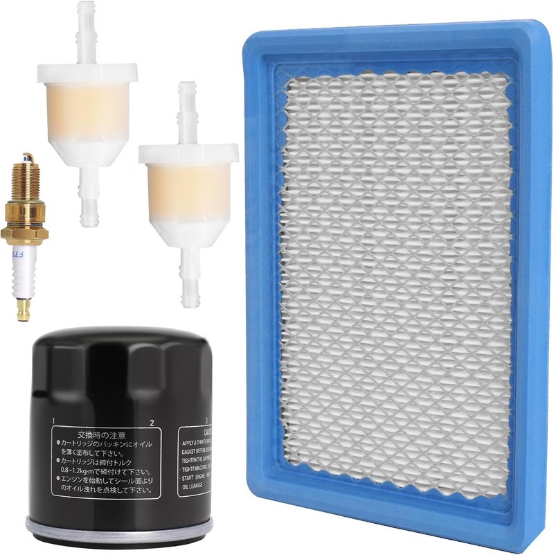 PODOY Tune Up Kit with Air Oil Fuel Filter Spark Plug for 1992 - 2004 Club Car Gas Golf Cart - Image 1
