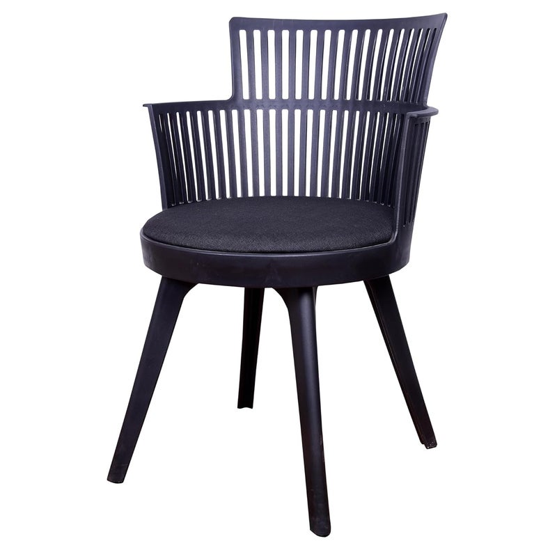 Creative Creative Seating Systems Cafe Chair Home Office Living Room Restaurants Outdoor Hotel Patios Garden Apartment CS1221P2 CS1221P2 Black  - Image 5