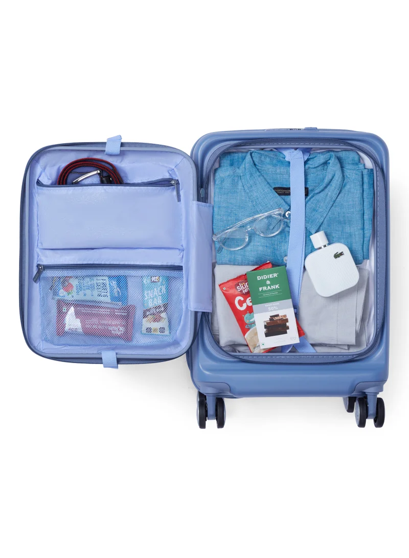 AMERICAN TOURISTER American Tourister Trento + Spinner 54 cm - Elemental Blue - 3 Years Global Warranty