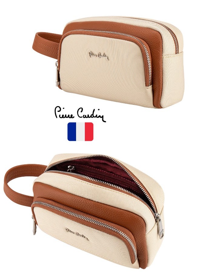 pierre cardin Water Repellent Washbag for travel, men multi purpose pouch for office and travel  - Image 5