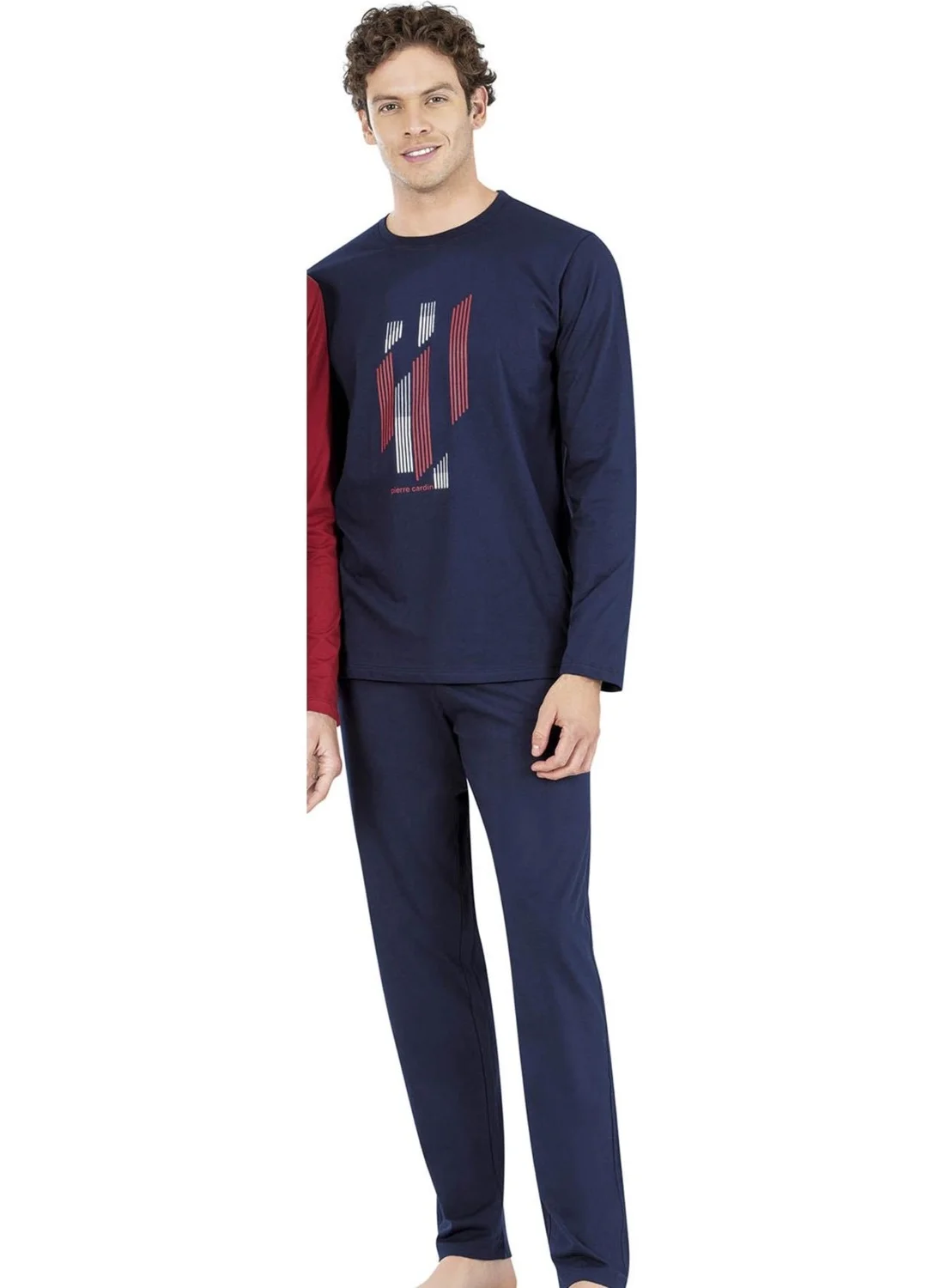 pierre cardin 100% Cotton, Pocket Detailed Men's Pajama Set