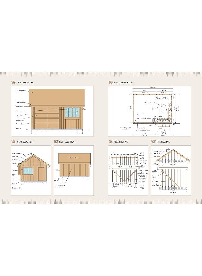 The Complete Guide to Sheds Updated 4th Edition: Design and Build a Shed: Complete Plans, Step-by-Step How-To