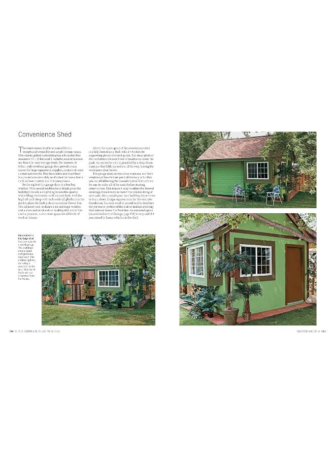 The Complete Guide to Sheds Updated 4th Edition: Design and Build a Shed: Complete Plans, Step-by-Step How-To
